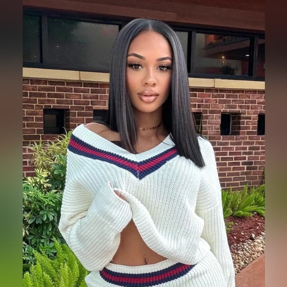 Fashion NOVA Varsity Blues Sweater Medium
